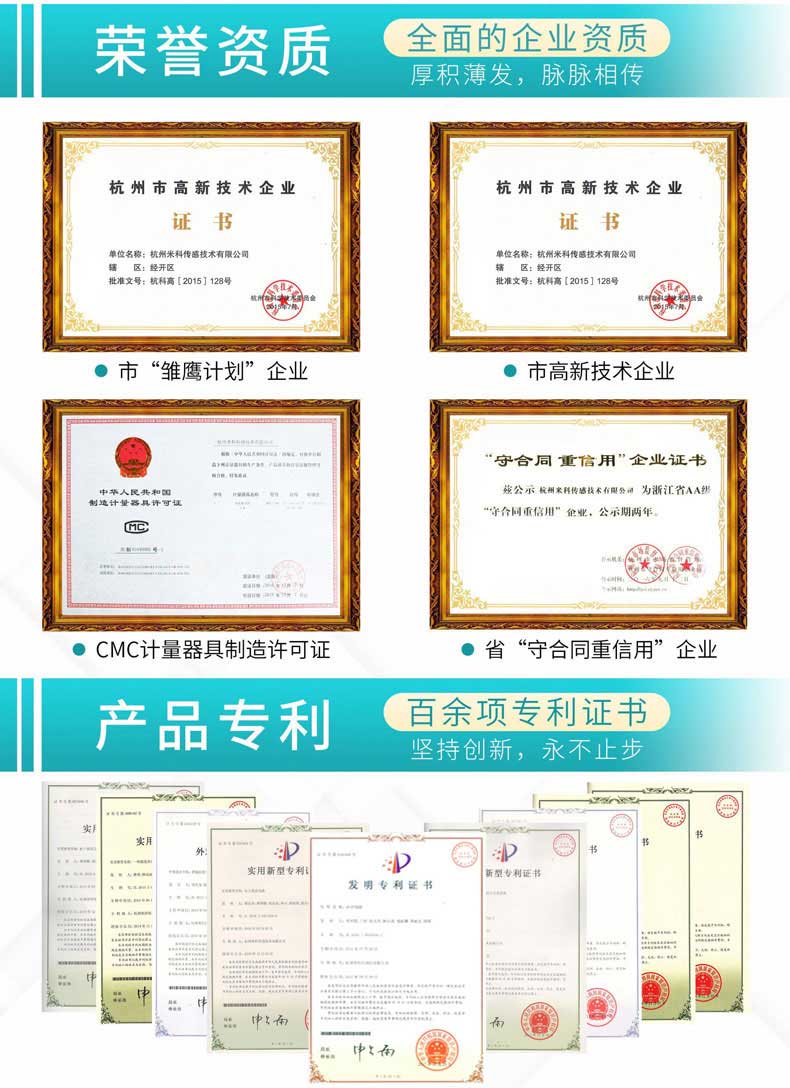 米科荣誉资质